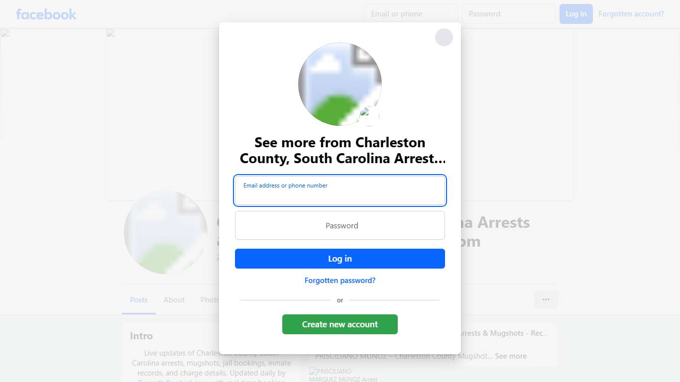 Charleston County, South Carolina Arrests & Mugshots - RecentlyBooked.com Facebook